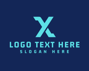 Web Hosting - Esports Gaming Letter X logo design