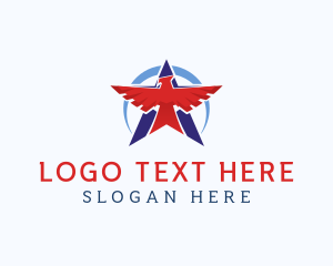Social - Star Eagle Patriot logo design