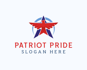 Nationalistic - Star Eagle Patriot logo design