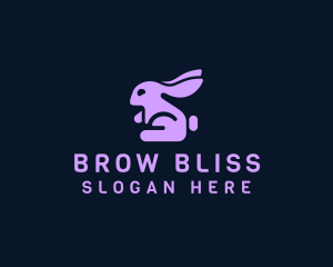 Little Hare Bunny logo design