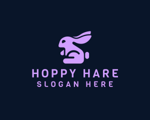 Little Hare Bunny logo design