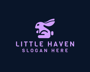 Little - Little Hare Bunny logo design