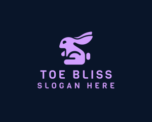 Little Hare Bunny logo design