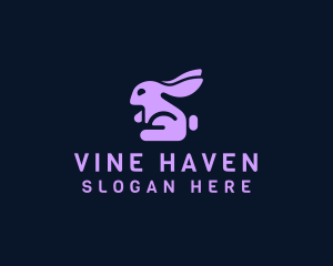 Little Hare Bunny logo design