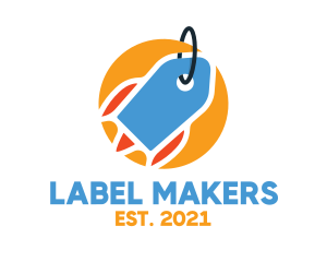 Label - Label Space Rocket logo design