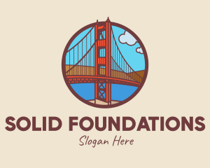Road Trip - San Francisco Bay Bridge logo design