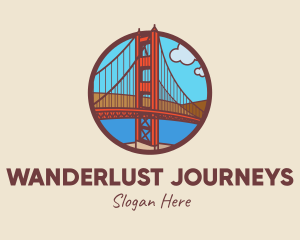 Travelling - San Francisco Bay Bridge logo design