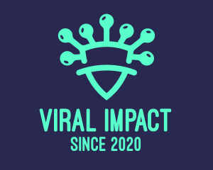 Infection - Virus Protection Shield logo design