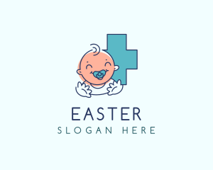 Baby Hospital Pediatrician Logo