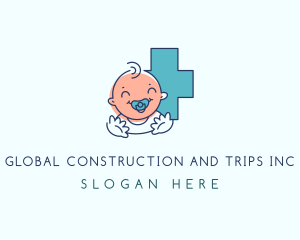 Baby Hospital Pediatrician Logo