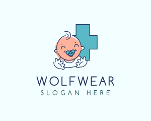 Baby Hospital Pediatrician Logo