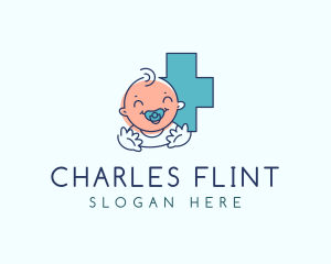 Childrens Clinic - Baby Hospital Pediatrician logo design