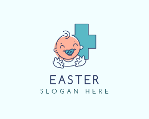 Medical Center - Baby Hospital Pediatrician logo design