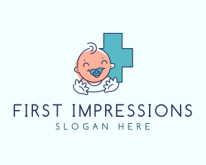 Baby Hospital Pediatrician logo design