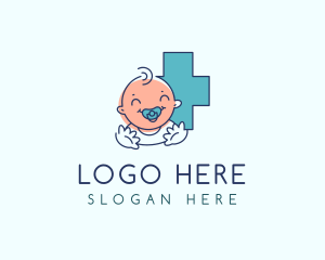 Baby Hospital Pediatrician logo design