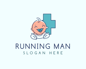 Cross - Baby Hospital Pediatrician logo design