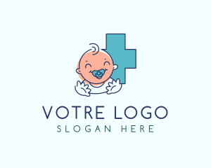 Maternity - Baby Hospital Pediatrician logo design