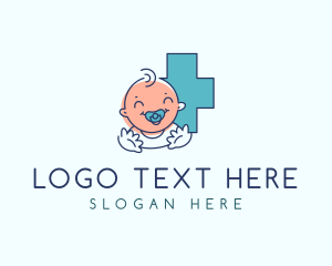 Pedia - Baby Hospital Pediatrician logo design