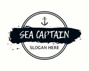 Nautical Sailor Anchor logo design