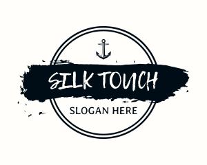 Texture - Nautical Sailor Anchor logo design