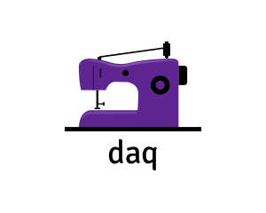 Purple Sewing Machine Logo