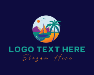 Tropical - Tropical Island Sailing logo design