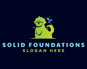 Hound - Pet Grooming Dog logo design