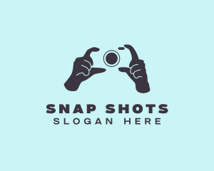 Instagram - Photography Camera Hands logo design