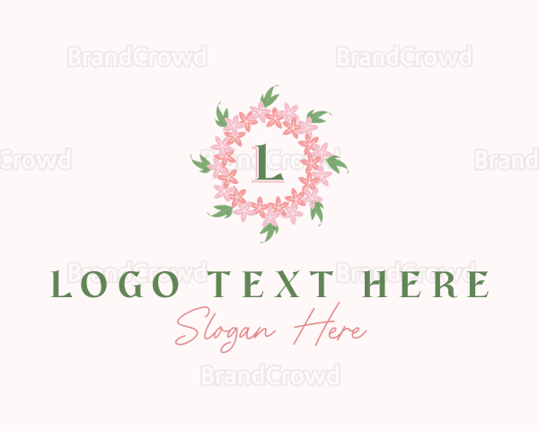 Wedding Flower Garland Logo