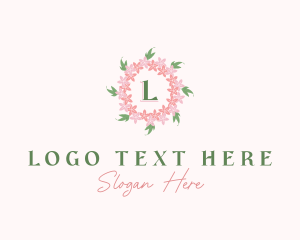 Stylist - Wedding Flower Garland logo design