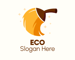 Magical Cleaning  Broom  Logo