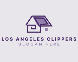 Roof Home Improvement Repair Logo