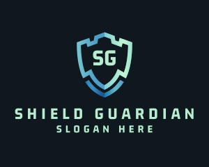 Defender - Security Fort Shield Protection logo design