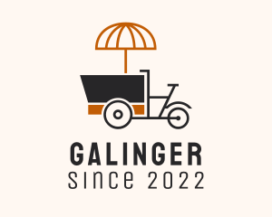 Lunch - Bike Food Cart Retail logo design