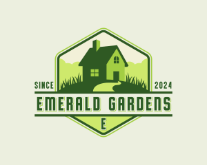 Grass House Landscaping logo design