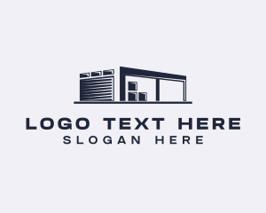 Storage Unit - Warehouse Storage Facility logo design