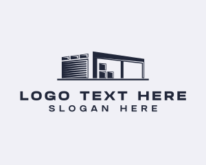 Factory - Warehouse Storage Facility logo design