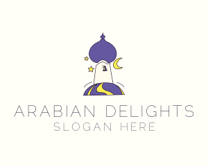 Arabic - Magical Arabic Temple logo design