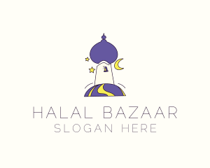 Magical Arabic Temple logo design