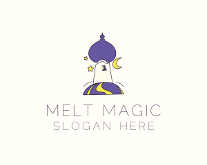 Magical Arabic Temple logo design