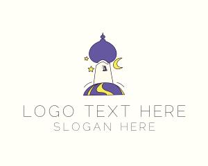 Magical Arabic Temple Logo