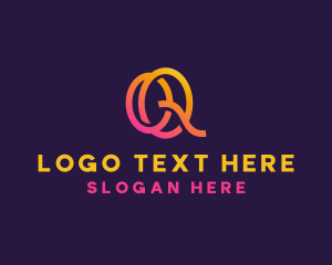 Spiral Web Technology Letter Q logo design