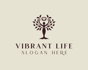 Woman Tree Spa logo design