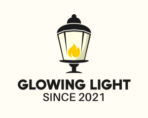 Lamp - Lamp Flame Lighting logo design