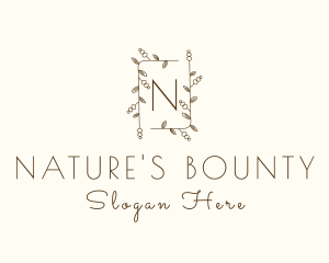 Nature Garden Wedding logo design