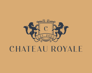 Royal Horse Crest logo design