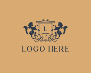 Crest - Royal Horse Crest logo design