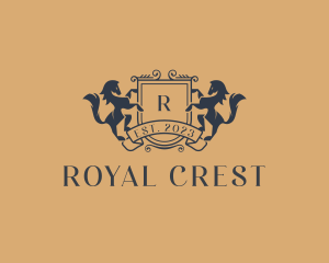 Royal Horse Crest logo design