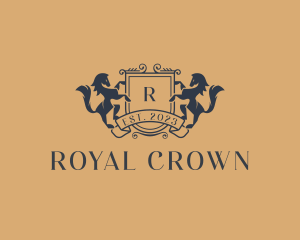 Royal Horse Crest logo design