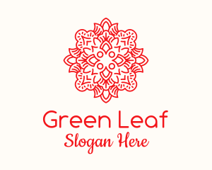 Floral Leaf Bouquet logo design